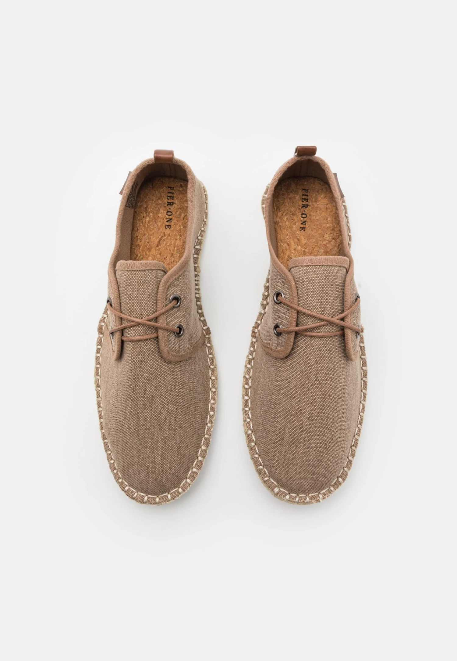 Pier One Sportieve Veterschoenen - Beige 4 Pier One Sportieve Veterschoenen - Beige - Afbeelding 4