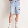 Pier One Jeansshort - Blue Denim