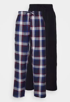 Pier One 2 Pack - Pyjamabroek - 503 - Dark Blue_302 - Red -Pier One Verkoopwinkel 063b88d7f4b14317a1b84bef67ff886c