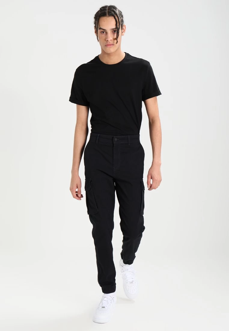 Pier One Cuffed Skinny Trouser- Cargobroek - Black 2 Pier One Cuffed Skinny Trouser- Cargobroek - Black - Afbeelding 2