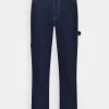 Pier One Relaxed Fit Jeans - Dark Blue