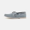 Pier One Leather Unisex - Bootschoenen - Light Blue