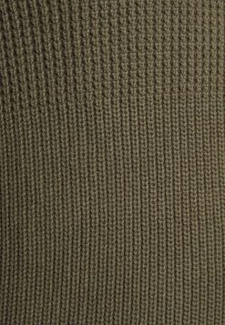 Pier One Big Stitch Mix Crewneck - Trui - Olive -Pier One Verkoopwinkel 1c56f66834f24233b95ec34971b4c283