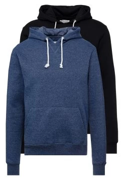 Pier One 2 Pack - Hoodie - Dark Blue/ Black -Pier One Verkoopwinkel 2243d25cf60042cb8551926a837bf9cb