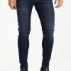 Pier One Jeans Skinny Fit - Dark Blue Denim