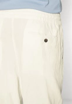 Pier One Drawcord Trousers Linen Blend - Broek - White -Pier One Verkoopwinkel 29249133ad174a51bb991d8322ba3448