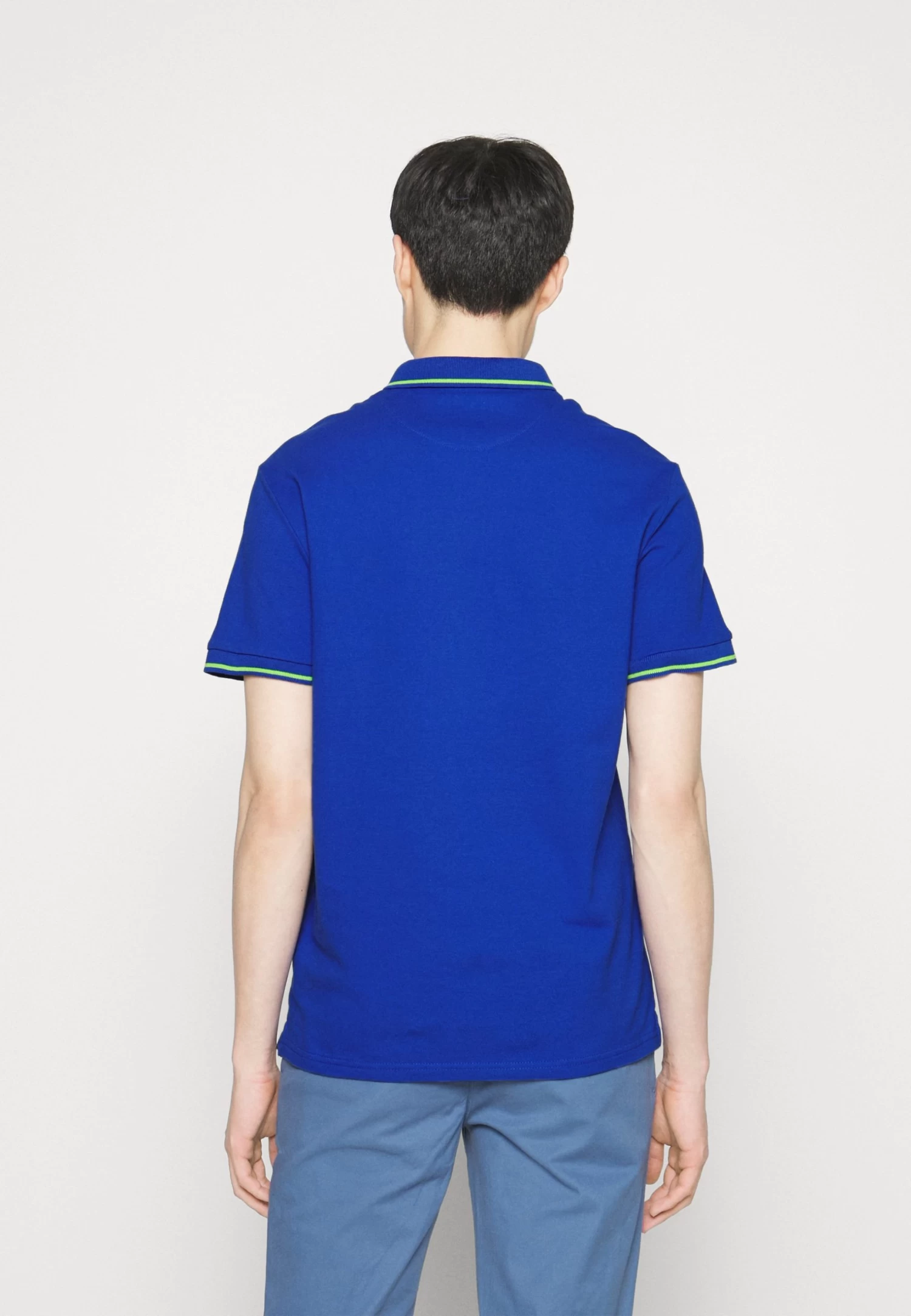 Pier One Neon Tipping Birdy - Poloshirt - Blue 3 Pier One Neon Tipping Birdy - Poloshirt - Blue - Afbeelding 3