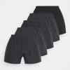 Pier One 5 Pack - Boxershort - Black/Dark Grey