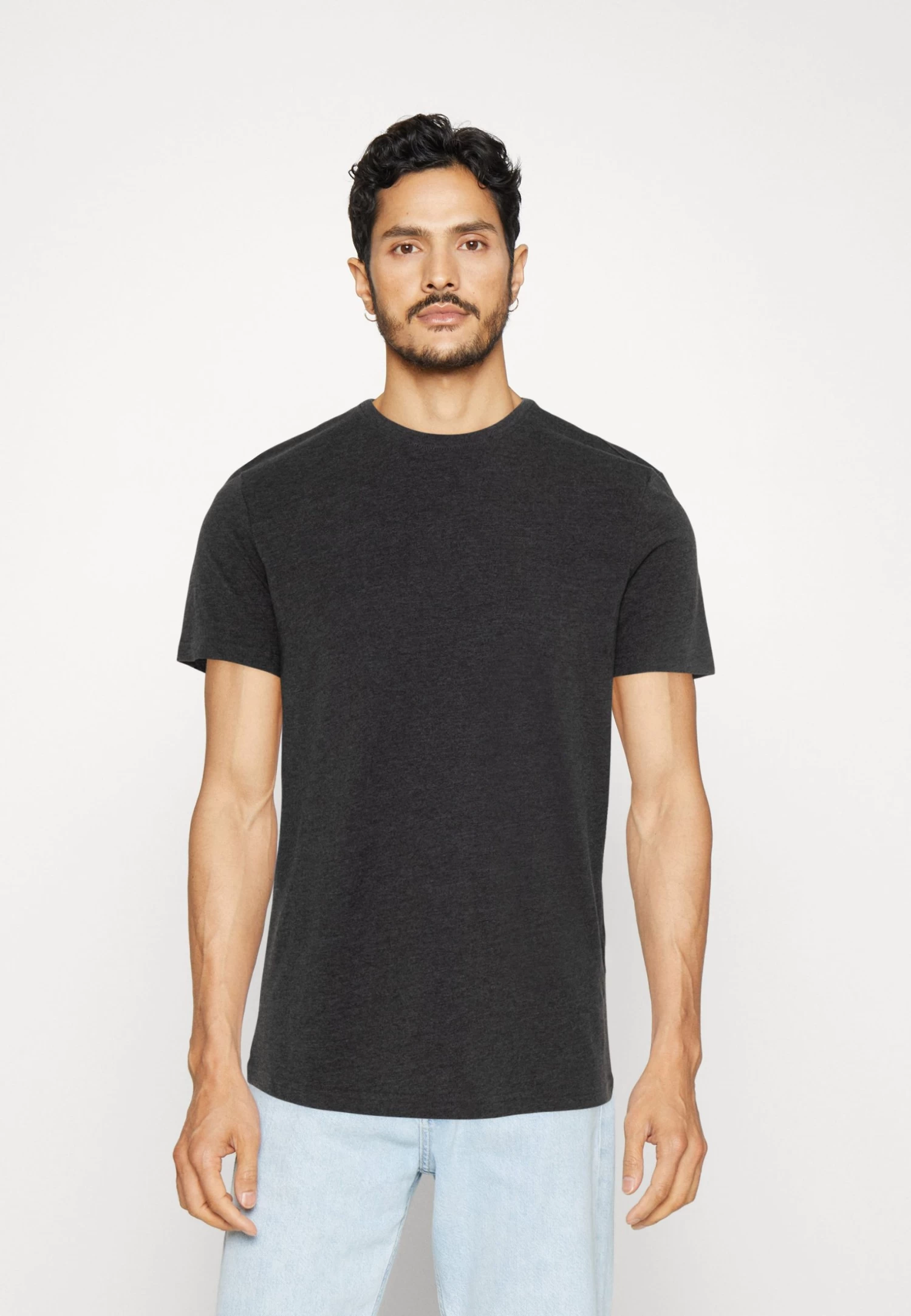 Pier One 5 Pack - T-Shirt Basic - White/Off-White/Lilac 4 Pier One 5 Pack - T-Shirt Basic - White/Off-White/Lilac - Afbeelding 4