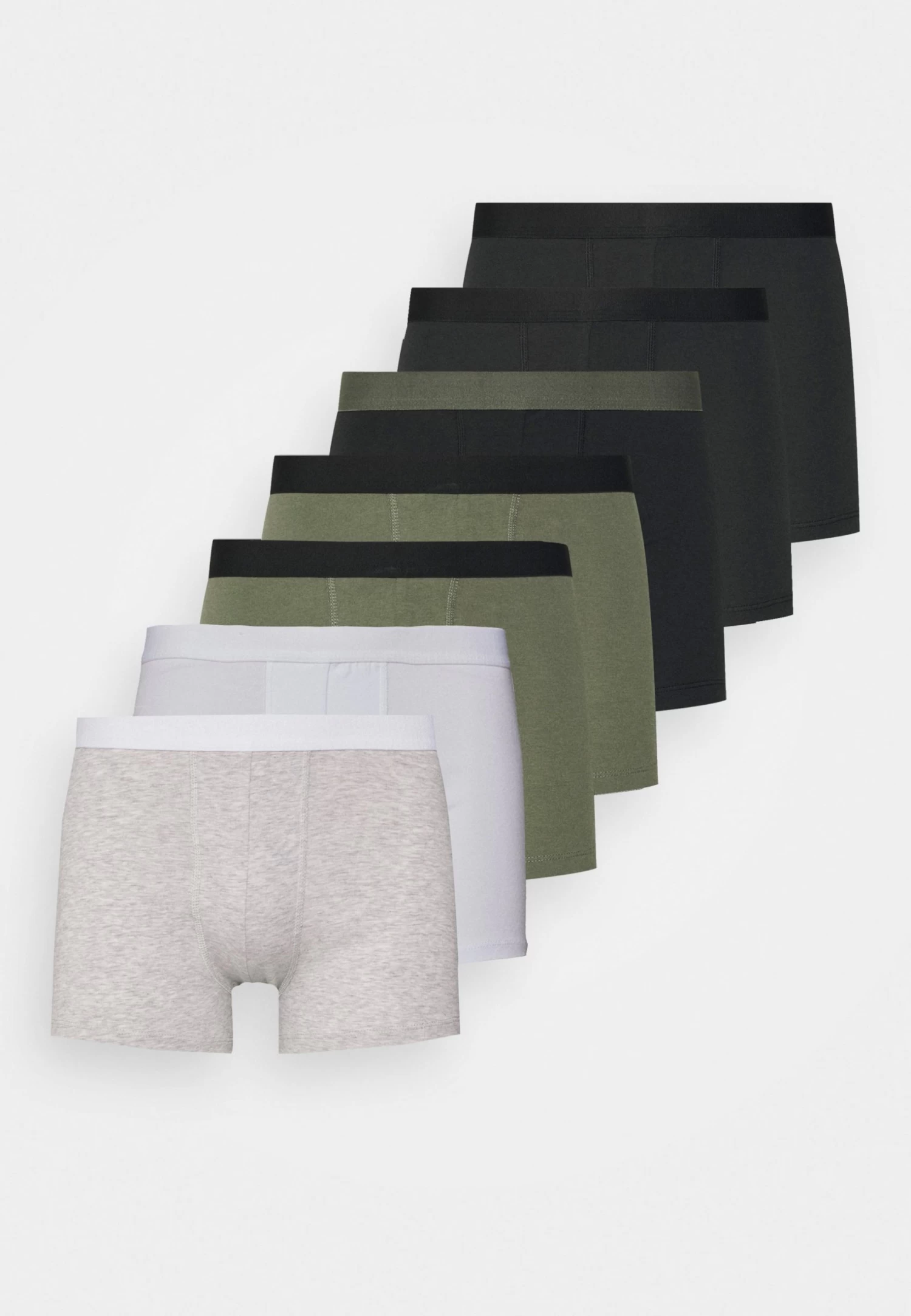 Pier One 7 Pack - Onderbroeken - Black/Grey/Khaki 5 Pier One 7 Pack - Onderbroeken - Black/Grey/Khaki - Afbeelding 5