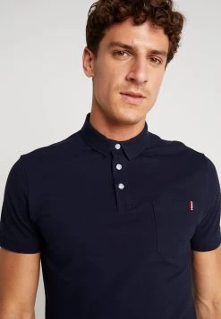 Pier One Tricolore Trim- Poloshirt - Dark Blue -Pier One Verkoopwinkel 47c7f0ab95604072a45d1fa23cdb87d5