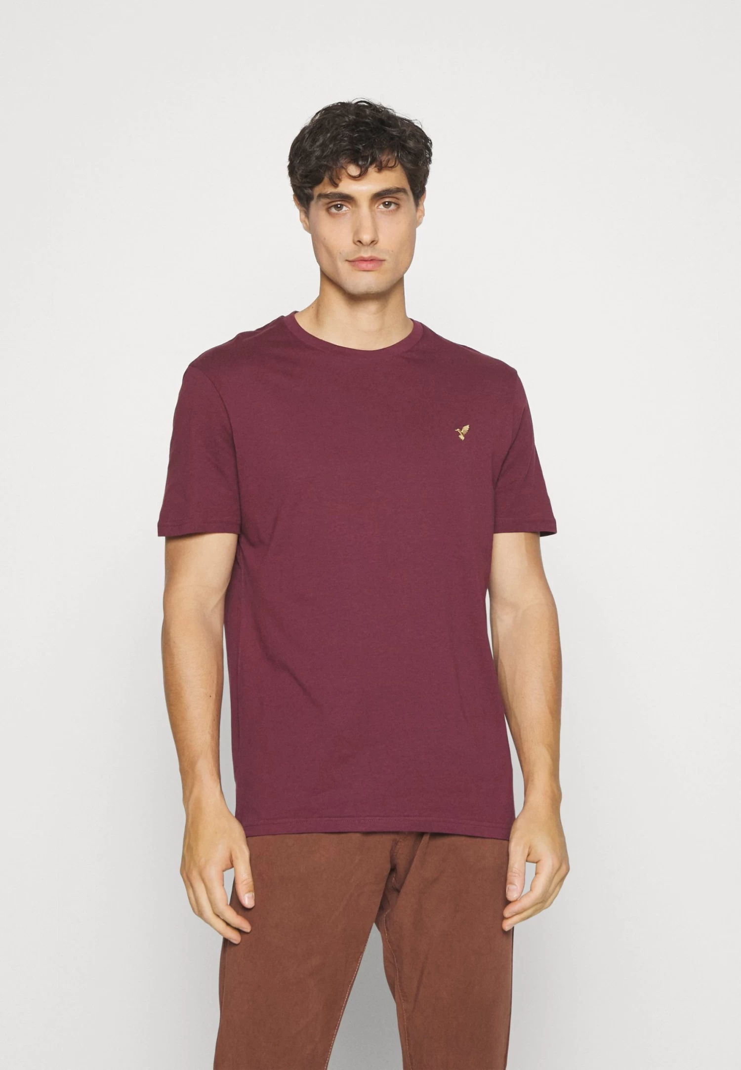 Pier One 3 Pack - T-Shirt Basic - Off-White/Bordeaux/Mint 6 Pier One 3 Pack - T-Shirt Basic - Off-White/Bordeaux/Mint - Afbeelding 6