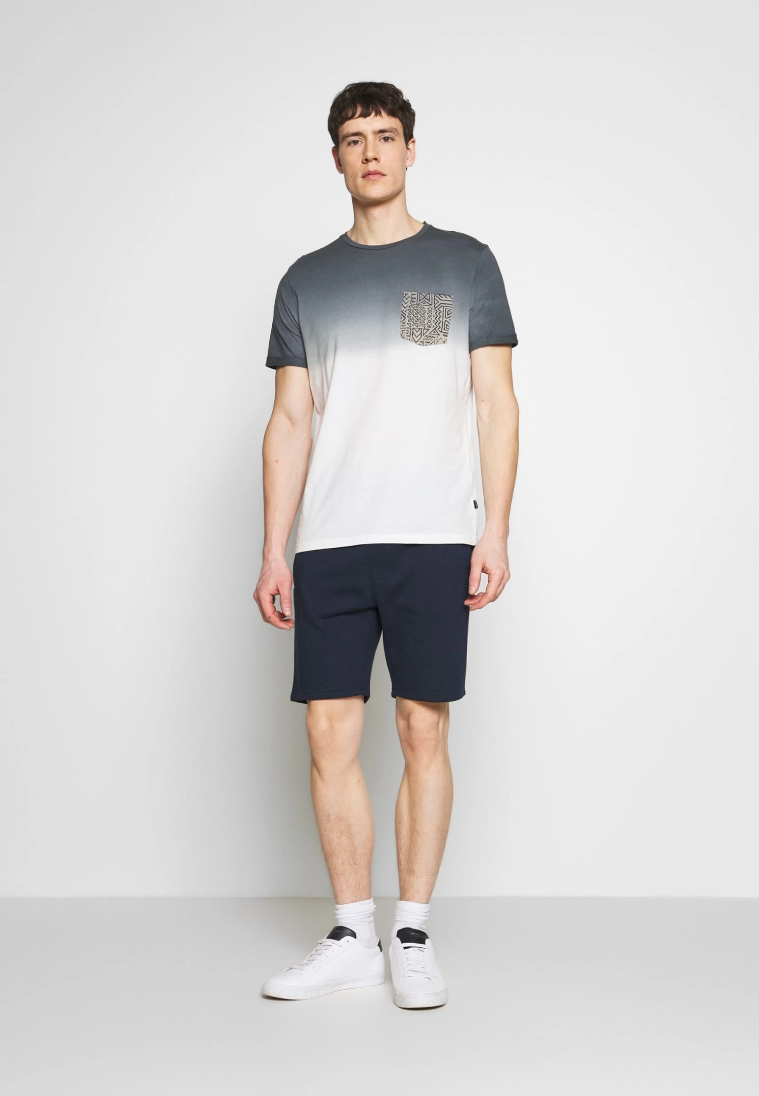 Pier One 2 Pack - Shorts - Dark Blue/Black 2 Pier One 2 Pack - Shorts - Dark Blue/Black - Afbeelding 2