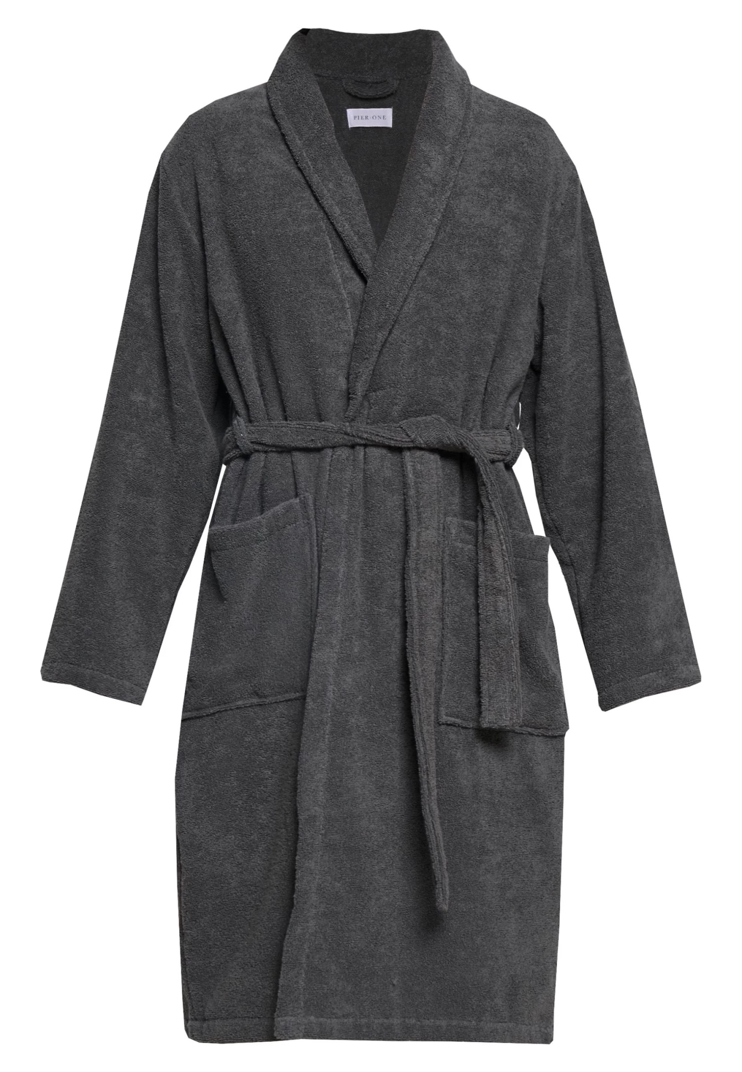 Pier One Badjas - Dark Gray 4 Pier One Badjas - Dark Gray - Afbeelding 4