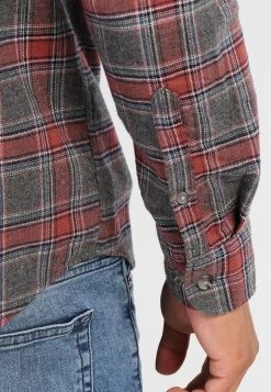 Pier One Overhemd - Grey/Coral -Pier One Verkoopwinkel 551953d0ad2d49119280dd58cb3b0bb3