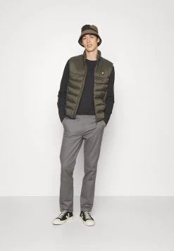 Pier One 5 Pack - Longsleeve - White/Dark Green/Light Green/Black