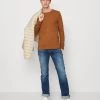 Pier One 5 Pack - Longsleeve - Blue/Off-White/Light Brown