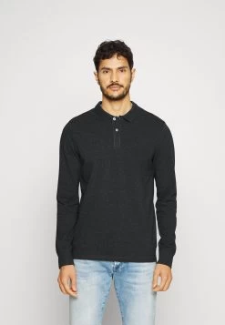 Pier One Long Sleeve 2 Pack- Poloshirt - Dark Grey/Khaki -Pier One Verkoopwinkel 61c36d2fe9404d06a651873e3825e3f3