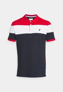 Pier One Poloshirt - Red/White/Dark Blue -Pier One Verkoopwinkel 675a769077d74ac2a77f3d024472fe96