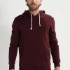 Pier One Hoodie - Bordeaux Melange