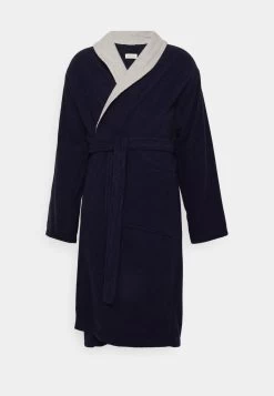 Pier One Shawl Towel Bathrobe - Badjas -Dark Blue -Pier One Verkoopwinkel 67f610d064e84b5daaa9a12f82d45b4b