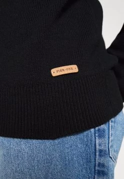 Pier One Structure Block High Collar - Vest - Black -Pier One Verkoopwinkel 6a3d75ac81f349948e6db8598e9da725