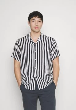 Pier One Overhemd - Dark Blue/White