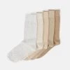 Pier One 5Pack - Sokken - Off-White/Beige/Tan
