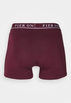 Pier One 5 Pack - Onderbroeken - Bordeaux/Mottled Grey -Pier One Verkoopwinkel 7da8844dcdf84f679d2ae215c1b81ed3