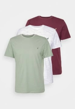 Pier One 3 Pack - T-Shirt Basic - Off-White/Bordeaux/Mint 14 Pier One 3 Pack - T-Shirt Basic - Off-White/Bordeaux/Mint -Pier One Verkoopwinkel 7f1520e84b4b4a0887f6c635d2c31b24
