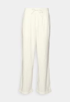 Pier One Drawcord Trousers Linen Blend - Broek - White -Pier One Verkoopwinkel 82865836bb5b4fff94da44c3eaf1558d