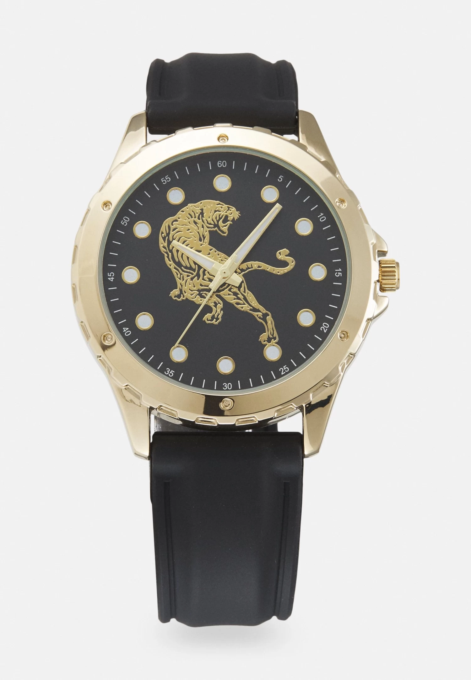 Pier One Unisex - Horloge - Black/Gold-Coloured 1 Pier One Unisex - Horloge - Black/Gold-Coloured