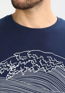 Pier One T-Shirt Print - Dark Blue/White -Pier One Verkoopwinkel 863554ecc26f4c63bcb319402c35f9e1