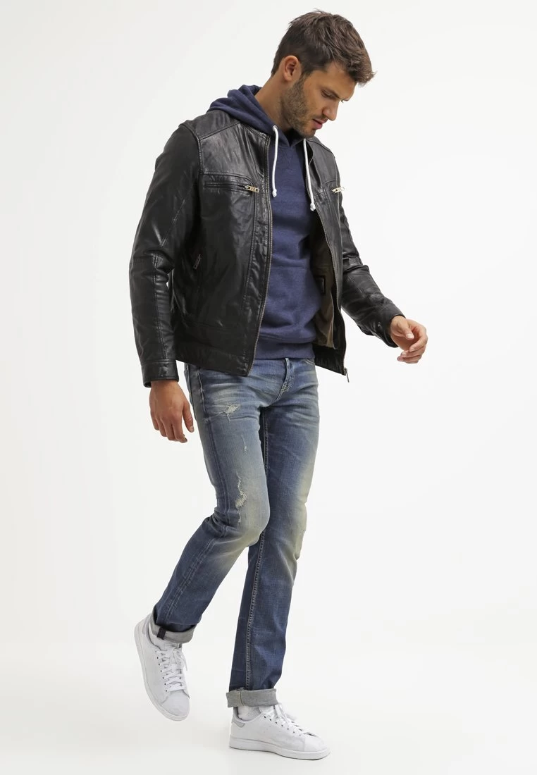 Pier One Hoodie - Dark Blue Melange 2 Pier One Hoodie - Dark Blue Melange - Afbeelding 2