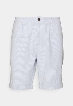 Pier One Pleated Seersucker Short - Shorts - Blue -Pier One Verkoopwinkel a020ce1da6b84bd9bdafa40d5705abc0