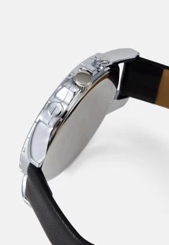 Pier One Horloge - Black/Silver-Coloured -Pier One Verkoopwinkel a405f32d91574594bfe0eb57bcbec044