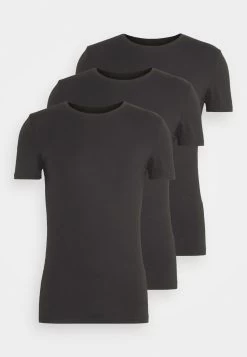 Pier One 3 Pack Muscle Fit- T-Shirt Basic - Black -Pier One Verkoopwinkel ae0e343dfa2647b68dad7cd6f5e6671e