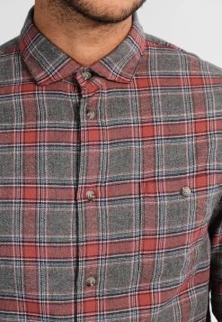 Pier One Overhemd - Grey/Coral -Pier One Verkoopwinkel aec58b86fdd04742b8391be56b121545