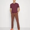 Pier One 3 Pack - T-Shirt Basic - Off-White/Bordeaux/Mint