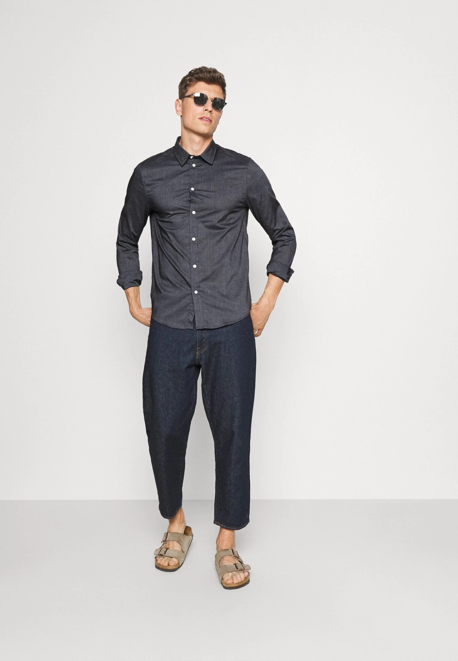 Pier One Overhemd -Blue Grey 2 Pier One Overhemd -Blue Grey - Afbeelding 2