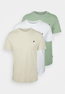 Pier One Birdie - T-Shirt Basic - White/Off-White/Green