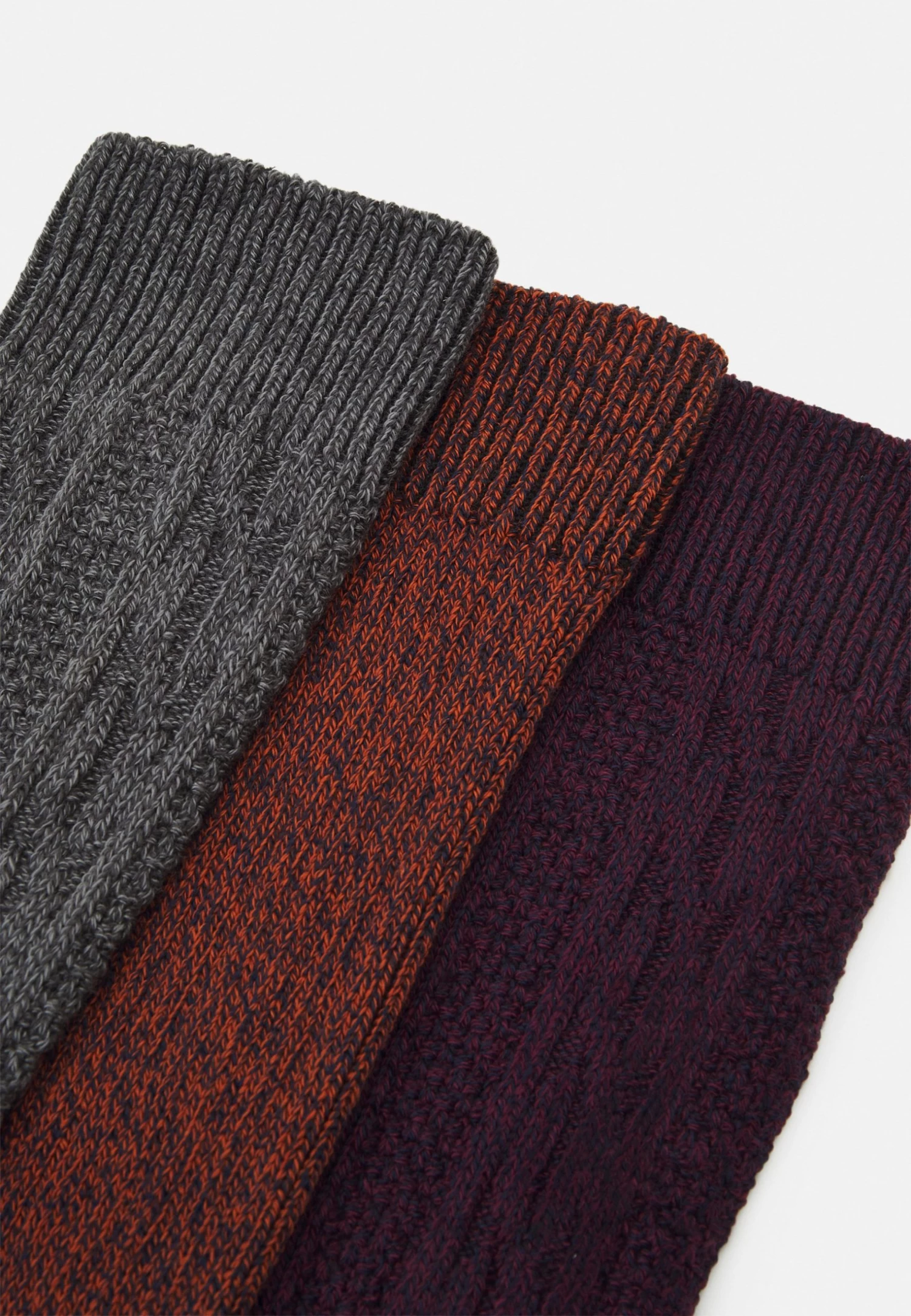 Pier One 3Pack - Sokken - Dark Green/Orange/Bordeaux 2 Pier One 3Pack - Sokken - Dark Green/Orange/Bordeaux - Afbeelding 2