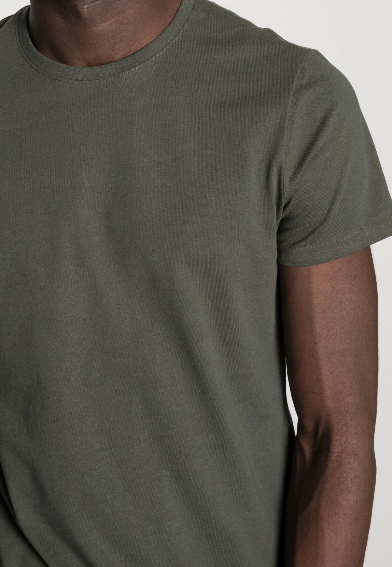 Pier One 3 Pack - T-Shirt Basic - Black/Grey/Green 7 Pier One 3 Pack - T-Shirt Basic - Black/Grey/Green - Afbeelding 7