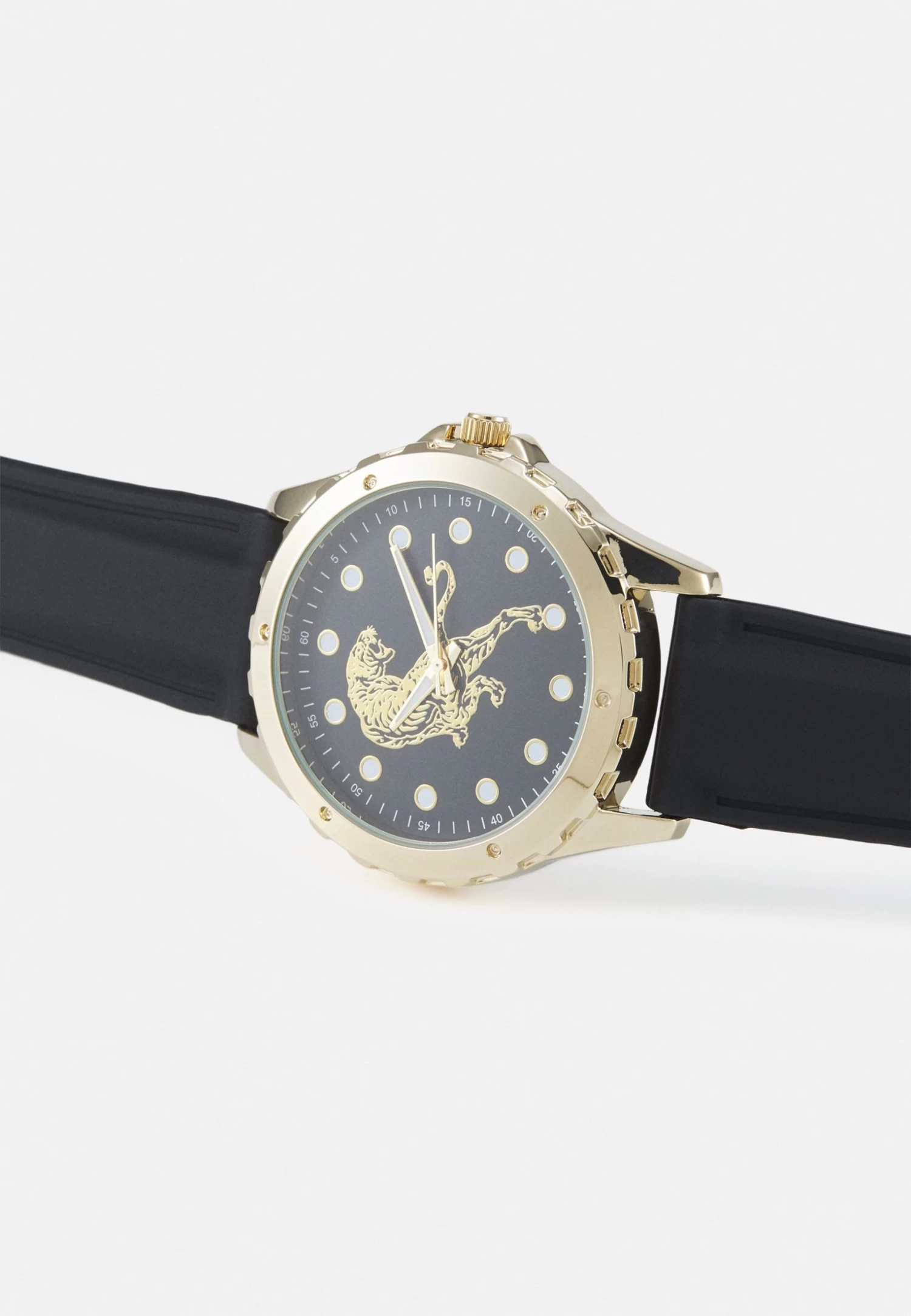 Pier One Unisex - Horloge - Black/Gold-Coloured 4 Pier One Unisex - Horloge - Black/Gold-Coloured - Afbeelding 4