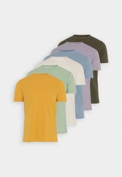 Pier One 7 Pack - T-Shirt Basic - White/Yellow/Lilac -Pier One Verkoopwinkel d619b979bff1421ca3c2dca88f3e6305