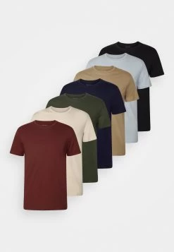 Pier One 7 Pack - T-Shirt Basic - Black/Dark Blue/Dark Green 20 Pier One 7 Pack - T-Shirt Basic - Black/Dark Blue/Dark Green -Pier One Verkoopwinkel d74e2d3540cf40e38472cc37d83d230d