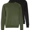 Pier One 2 Pack - Sweater - Khaki/Black