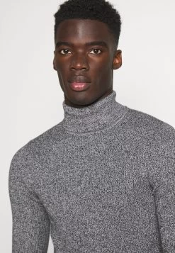 Pier One Muscle Fit Turtle - Trui - Mottled Grey -Pier One Verkoopwinkel e3c882d2274c45af8a9f7df902604a5f