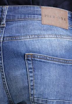Pier One Straight Leg Jeans - Mid Blue -Pier One Verkoopwinkel e4f78058b0ef4200880caca07e19f7bc