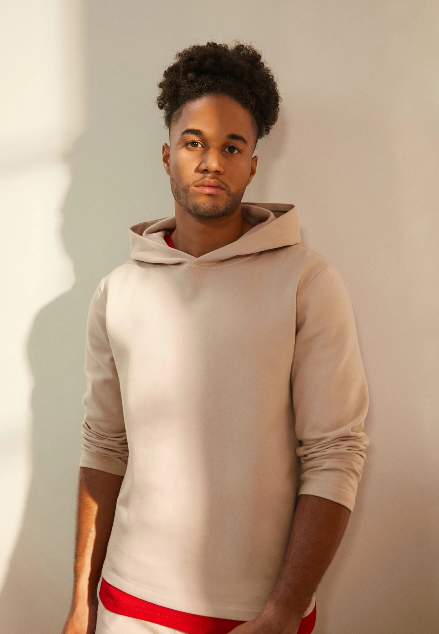 Pier One Hoodie - Tan 1 Pier One Hoodie - Tan